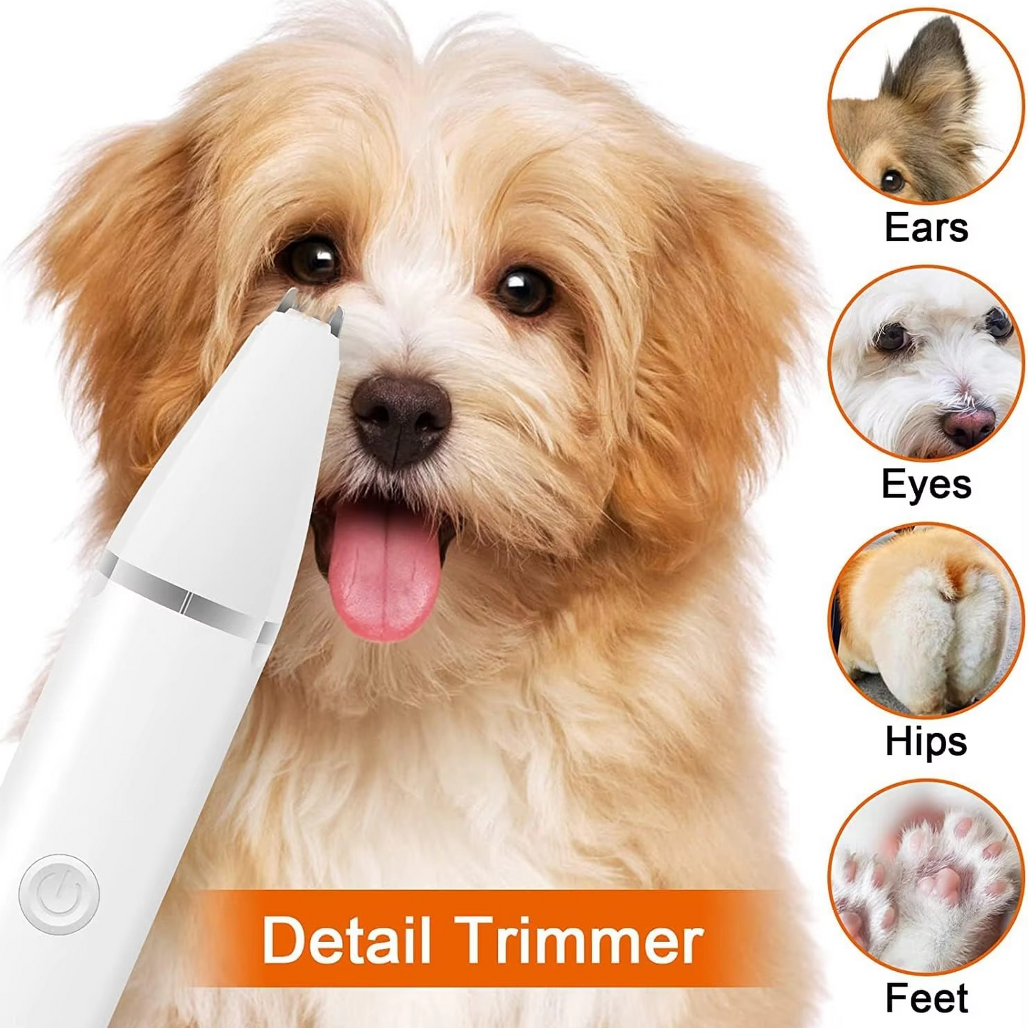 Skanto | Ultimate Pet Grooming Kit: Quiet Hair Clipper, Nail Grinder, and Paw Trimmer