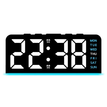 Modern LED All Week Display Night Lamp Alarm Clock | Bowlift