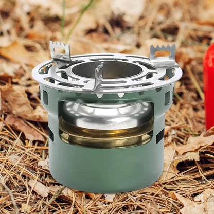 BowLift | Flamvino Alcohol Stove Outdoor Portable | Mini Camping Stove for Hiking & Trekking | Compact Spirit Burner for Outdoor Cooking & Survival