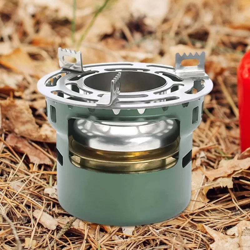 Skanto | Flamvino Alcohol Stove Outdoor Portable | Mini Camping Stove for Hiking & Trekking | Compact Spirit Stove for Outdoor Cooking & Survival