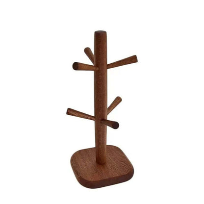 Sturdy Wooden Cup Holder: Cup Tree in Various Shapes + Colors