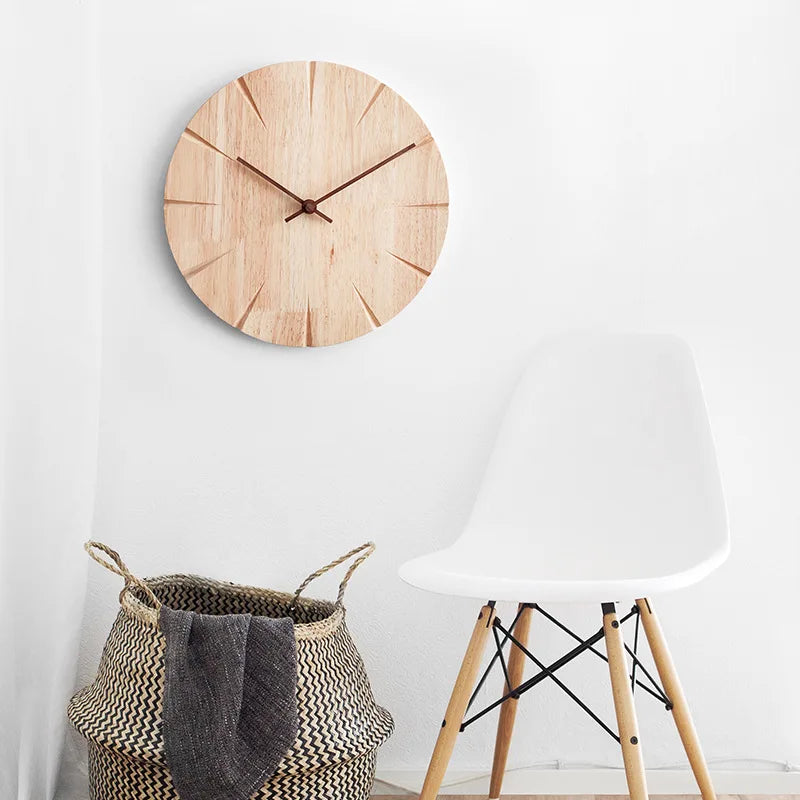 Elegant wall clock in Scandinavian style