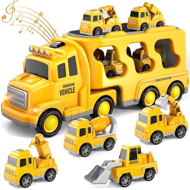 Skanto | Double-Decker Toy Truck with Mini Cars and Music