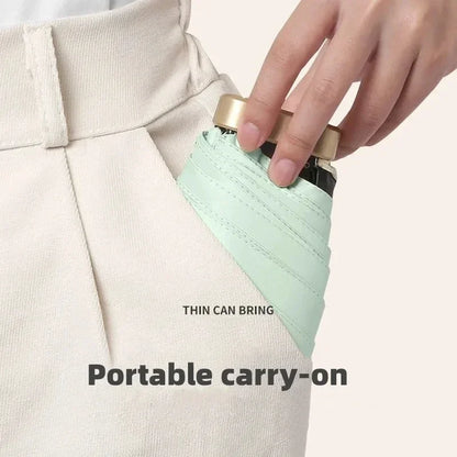BowLift | Solivio Mini Umbrella | UV Protection & Windproof | Ultralight | 19cm Compact Size