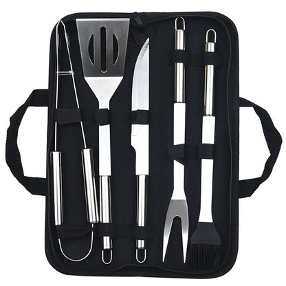 Skanto | Stainless Steel BBQ Tool Set - Outdoor Grill Combination with Portable Storage Bag, Oven and Baking Tools