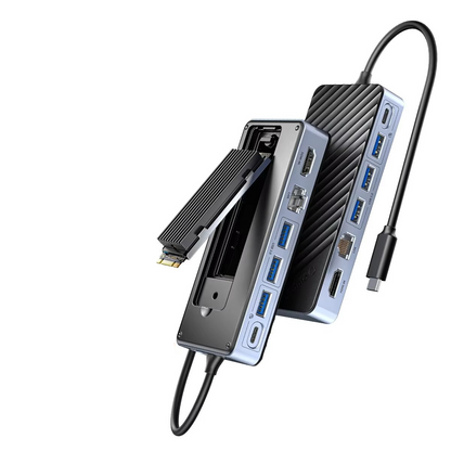 Skanto | Ultimate USB-C Laptop Docking Station with Integrated SSD Enclosure