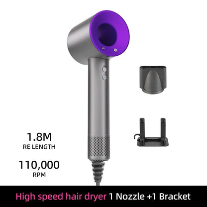 Skanto | Ion Hair Dryer | 200 Million Negative Ions | Intelligent Temperature Control | 110,000 RPM