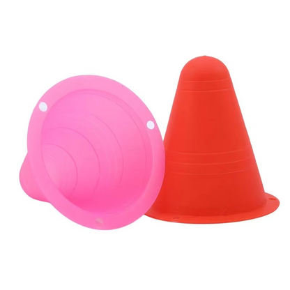 Skanto | 10-Pack Training Cones for Skating, Soccer, Football, and Sports Drills