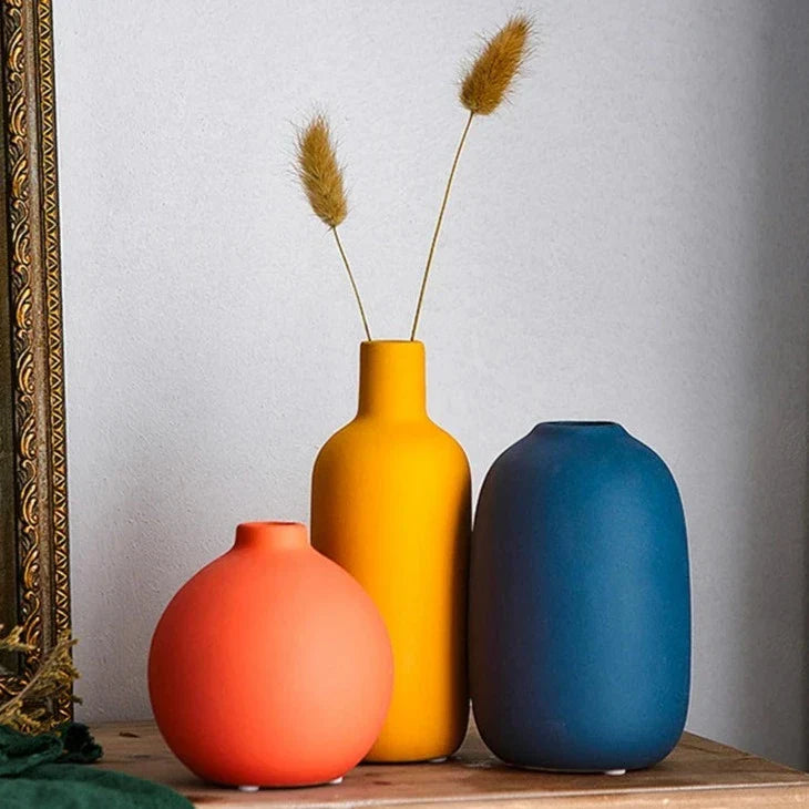 Nordic Ceramic Vase Bowlift
