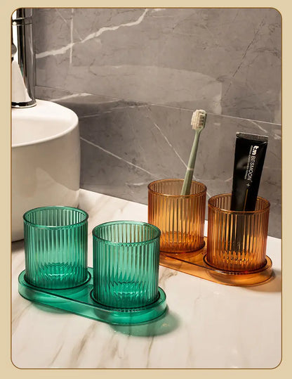 ColorSip HomeCup – Colorful Anti-Drop Bathroom Cup Bowlift