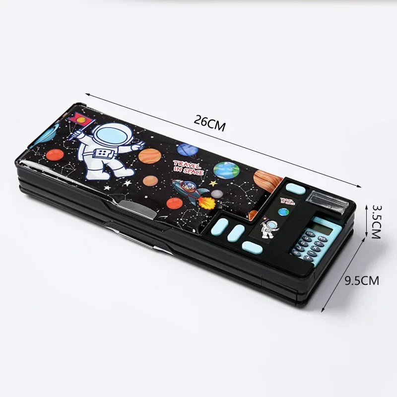 BowLift | Double-Sided Creative Calculator Cute Kids Pencil Case