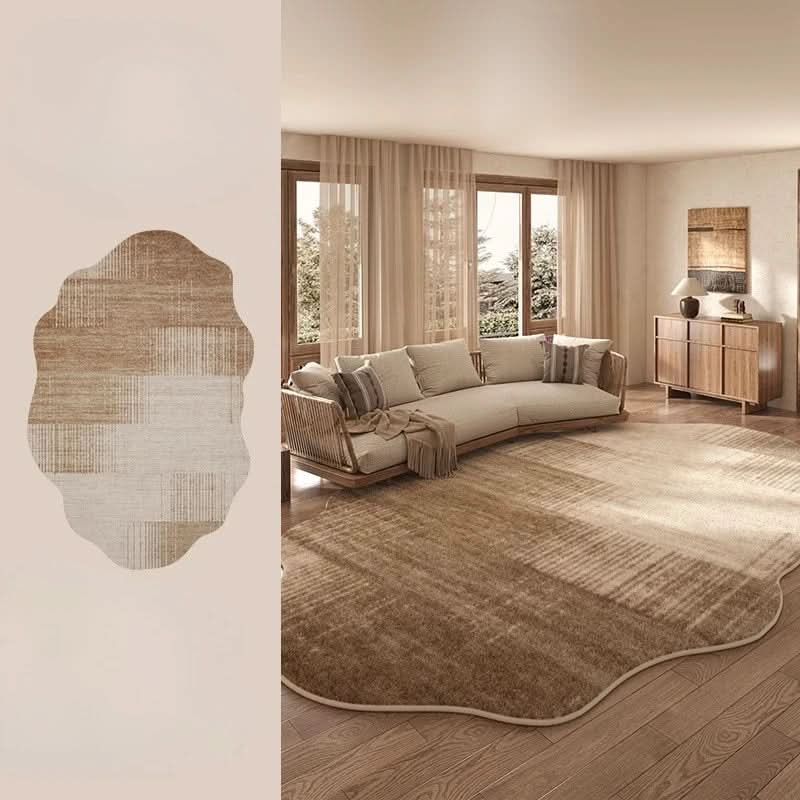 Skanto | Irregular Plush Washable Rug for Bedroom and Living Room
