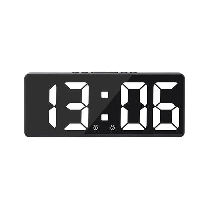 Sandsberg LED Alarm Clock with Voice Control | Silent Night Mode | Modern Design