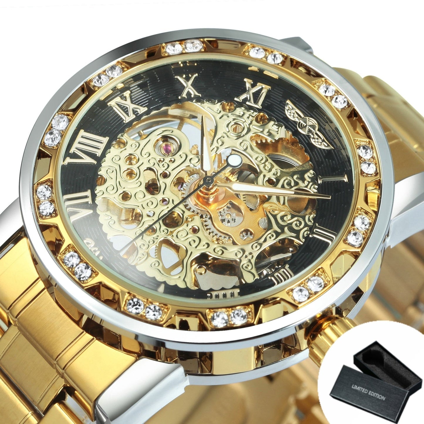 BowLift | Luminous Mechanical Titan Skeleton Watch
