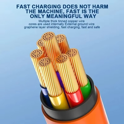 BowLift | Ultra-Durable 180° Rotating USB-C Fast Charger Cable for Gaming Phones