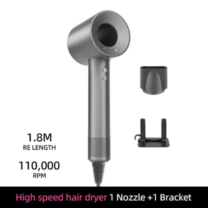 Skanto | Ion Hair Dryer | 200 Million Negative Ions | Intelligent Temperature Control | 110,000 RPM