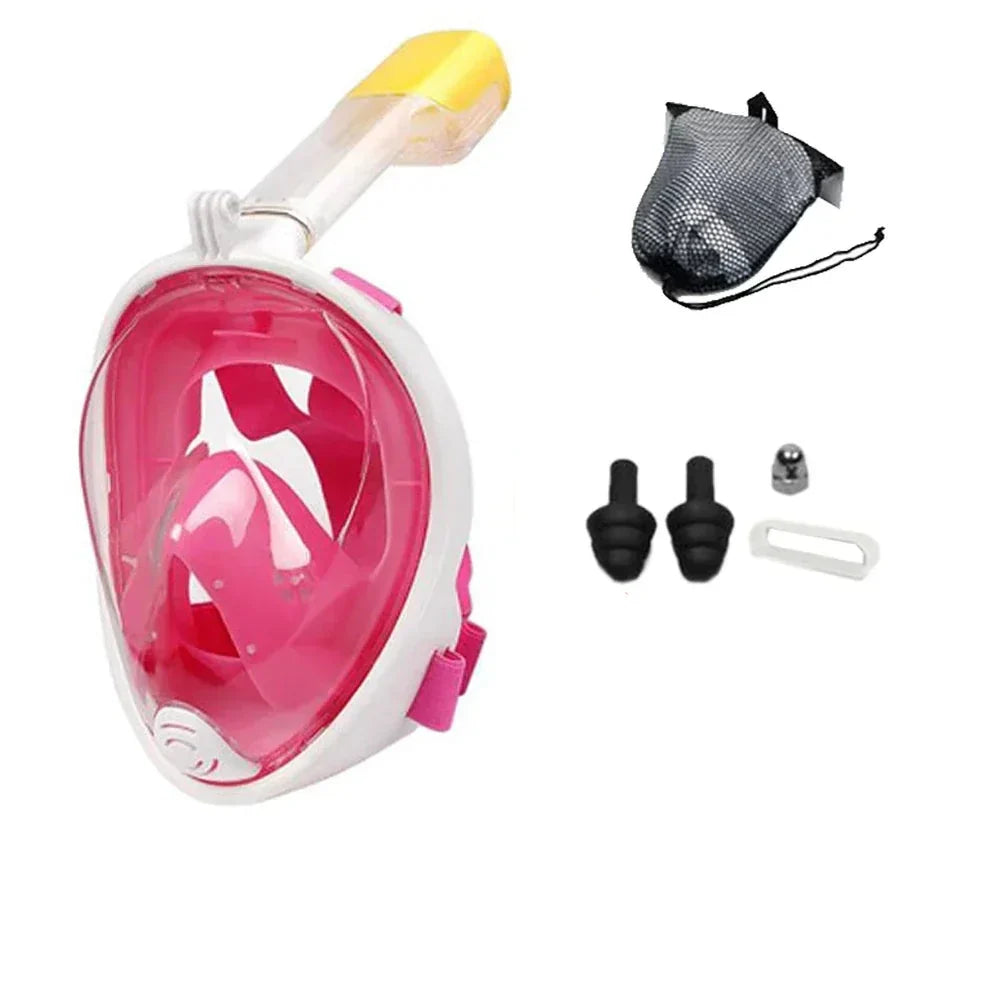 BowLift | Oceavue Snorkel Mask | 180° Full Face | Anti-Fog & Leak Proof | For Kids & Adults