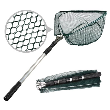 BowLift | Aluminum Alloy Telescopic Folding Fishing Net with Retractable Handle 51 Inch