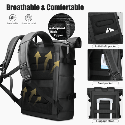 Skanto | Expandable Outdoor Backpack with Large Volume and Laptop Compartment