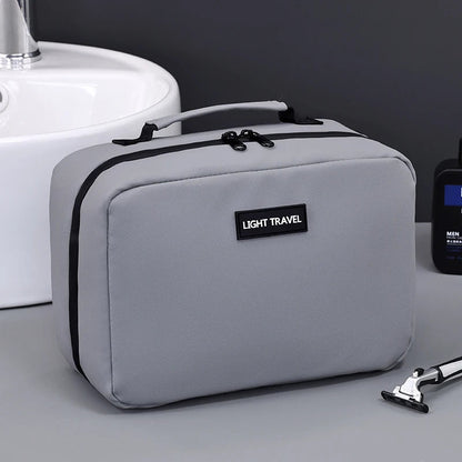 Skanto | Packvard Men's Toiletry Bag Travel Bag | 24×16×11 cm | Water-Repellent & Tear-Resistant | With Handle & Ample Storage