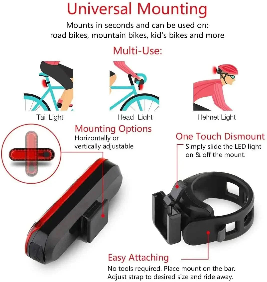 Skanto | RearSafe – USB Rechargeable Bike Taillight for Maximum Safety