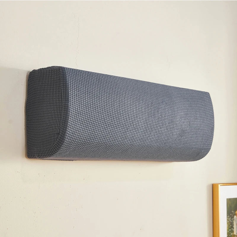 Skanto | Polar Fleece Air Conditioner Cover: Wall-Mounted Dustproof Protection, Easy-Clean Polyester AC Cover for Home Use