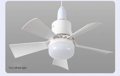 30W E27 Ceiling Fan Light with Remote Control - LED Dimming Function, Intelligent Quiet Fan for Bedroom & Living Room | Karnz