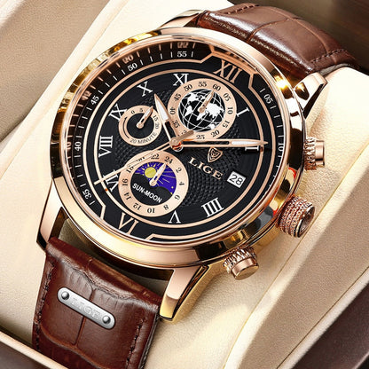 Skanto | Classic Chronograph Men's Watch | Stylish and Functional Luxury Wristwatch for Every Occasion