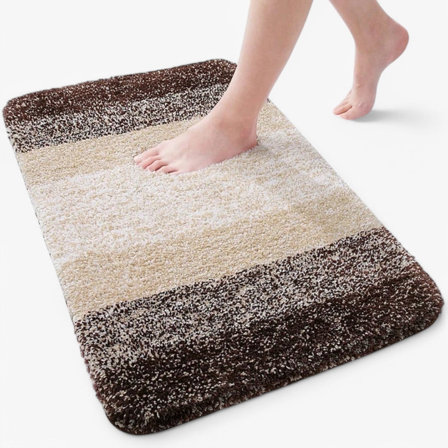 BowLift | Super Absorbent Anti-Slip Bath Mat – Quick Drying Bathroom Rug for Dry Feet
