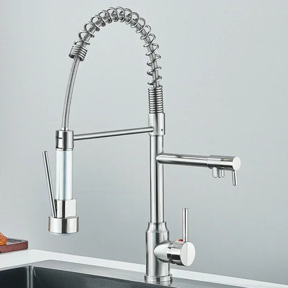 HydroFlex – Modern Kitchen Faucet with Dual Spray Skanto