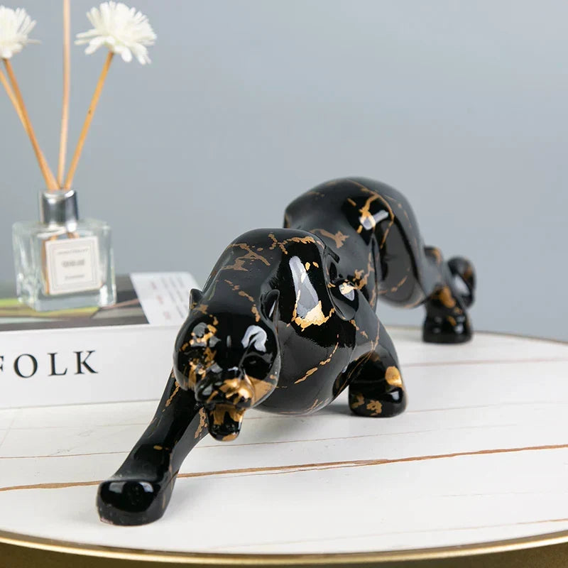 Elegant Jaguar Stone Sculptor