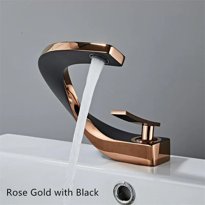 BowLift | Nordic Arch Artistic Deck Mounted Faucet