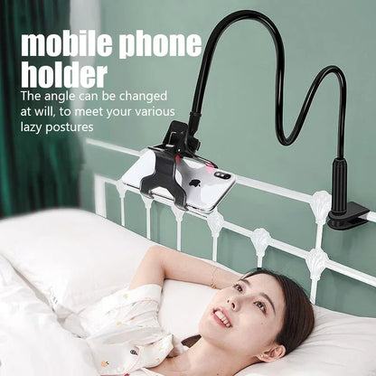 BowLift | ViewEase Phone Holder | 360° Flexible Arm | Universally Compatible | For Bed & Desk
