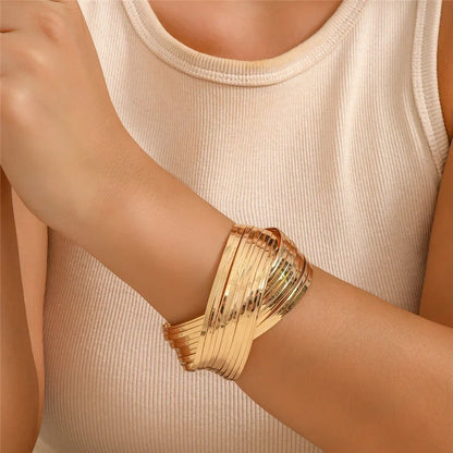 BowLift | Spiral Cross Wrap Bangle Bracelet