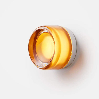 Futuristic and unique wall lamp made of solid Plexiglas
