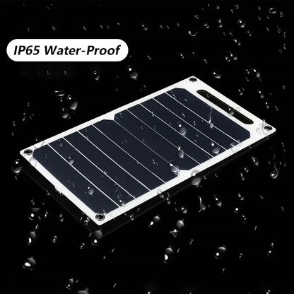 Skanto | SolNova 30W Solar Panel | Ultra-Light & Waterproof | USB Connection for Phone & Power Bank | Outdoor & Camping
