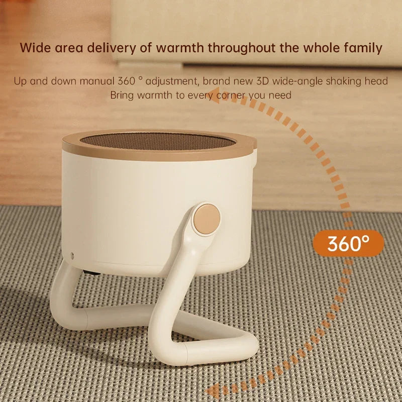 BowLift | 1000W Portable Ceramic Electric Heater Table Model with Tip-Over Protection