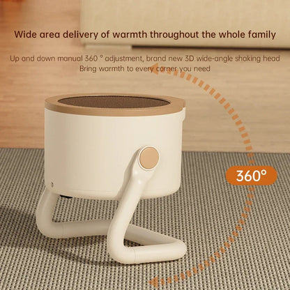 BowLift | 1000W Portable Ceramic Electric Heater Table Model with Tip-Over Protection