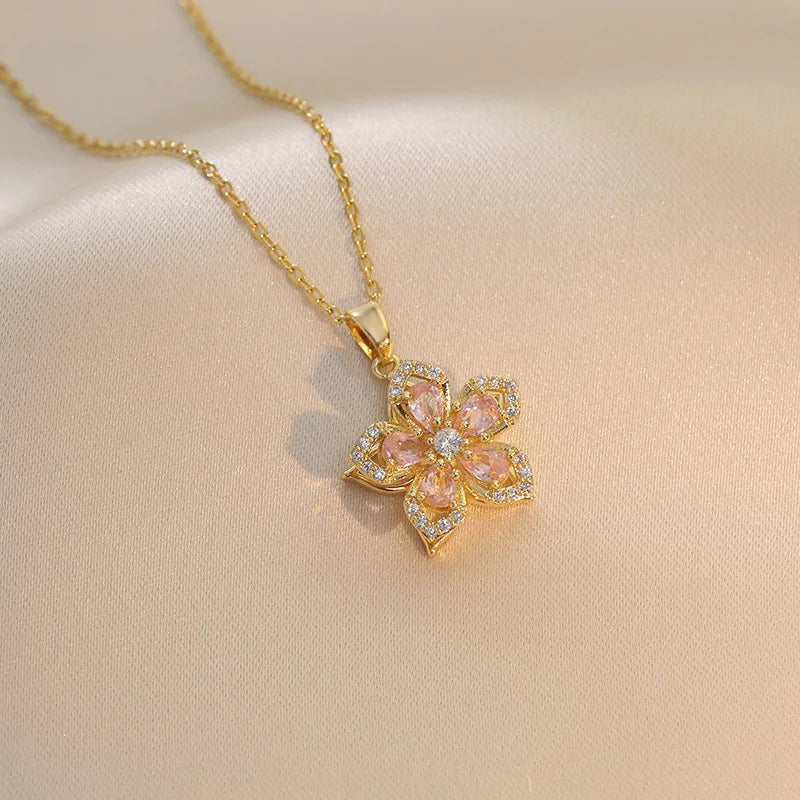 BowLift | Rotating Flower Necklace