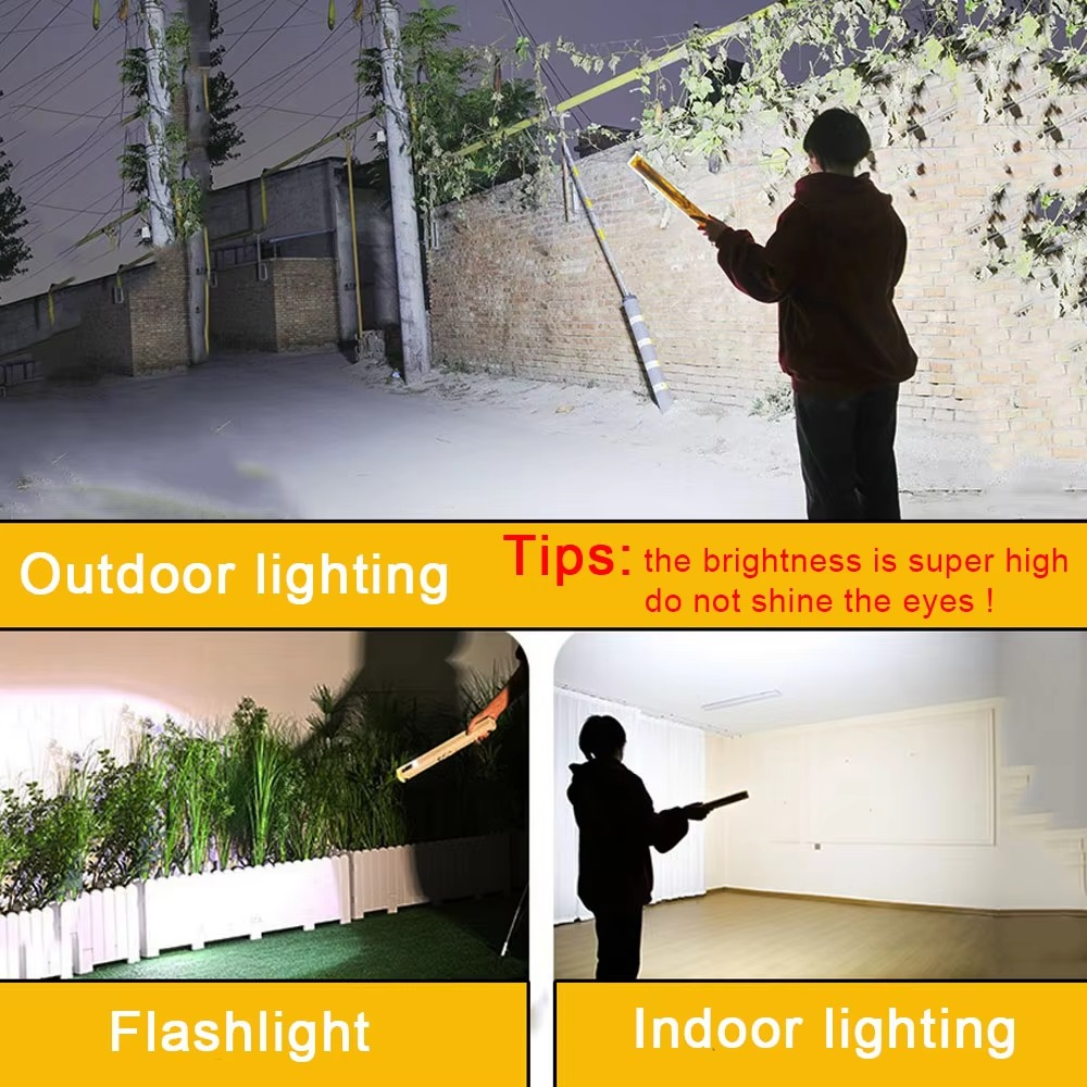 Skanto | Ultra-bright 16-inch LED Work Light with Multi-Mode Settings and All-Night Battery