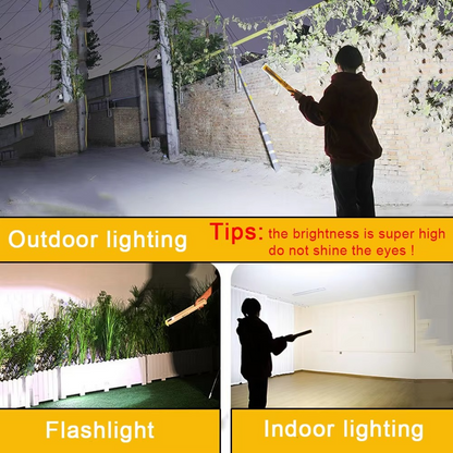 Skanto | Ultra-bright 16-inch LED Work Light with Multi-Mode Settings and All-Night Battery