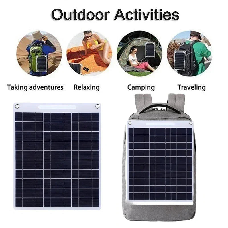 Skanto | Skanto SOLVION Portable Solar Charger 100W | 5V | Dual USB | Waterproof | Outdoor & Camping