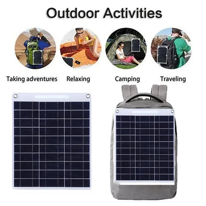 Skanto | Skanto SOLVION Portable Solar Charger 100W | 5V | Dual USB | Waterproof | Outdoor & Camping