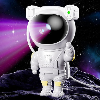 Astronaut Night Light Projector – LED Starry Sky Projector for Children's Room, Soothing Night Light with Galaxy and Space Projection, Dimmable and Adjustable | Brehn