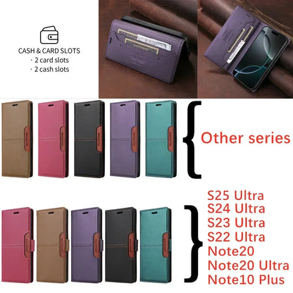 Sandsberg | RFID Flip Leather Samsung S25/S24/S23 Magnetic Wallet Case