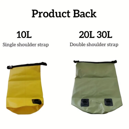 BowLift | Waterproof Dry Bag AQUARIX Motion | 10/20/30 L | Rolltop & Shoulder Strap | For Kayak, Beach & Trekking