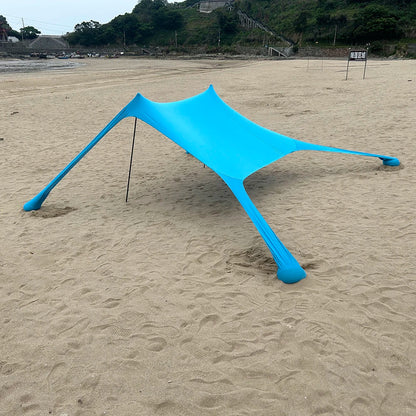 Skanto | Solaviva Beach Tent with UV Protection UPF50+ | Wind Resistant & Waterproof | For 3–4 People | 200×200×170 cm