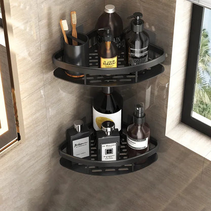 BowLift | Stylish & Practical No-Drill Shower Corner Shelf – Space-Saving Bathroom Storage Rack