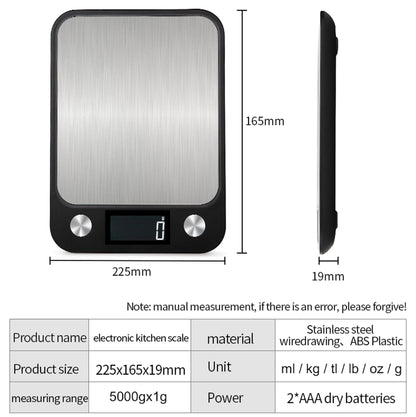Waterproof kitchen scale