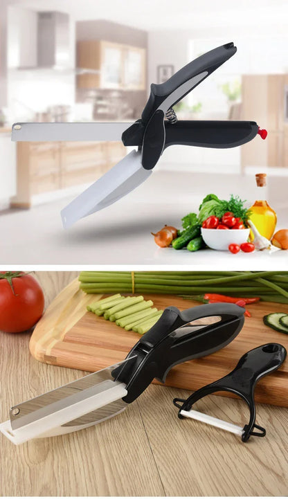 Skanto | 2-in-1 Knife with Cutting Board
